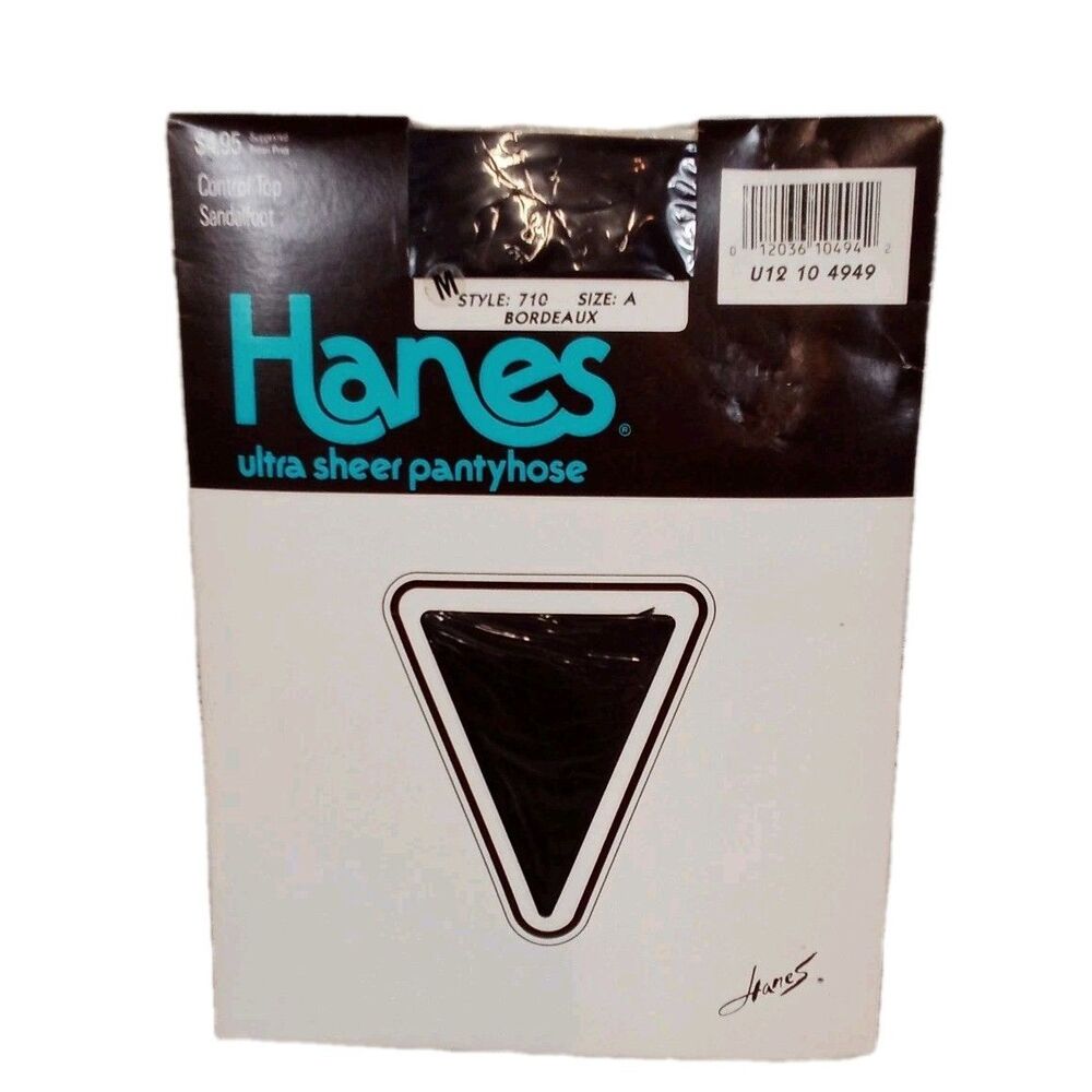 Women's  Hanes  Ultra Sheer Control Top Sandalfoot Pantyhose Style 710 Size A